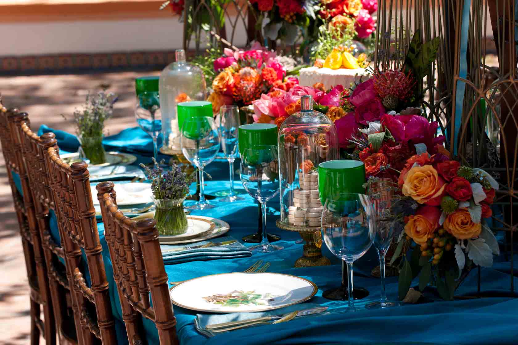 Beautiful Table setting for Reception
