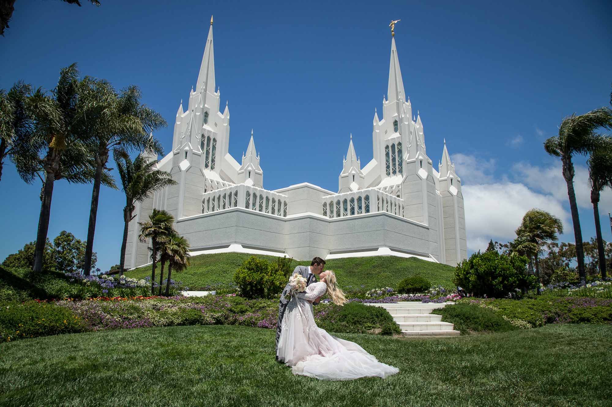 San Diego LDS Temple Wedding Kadyn Josh Smith