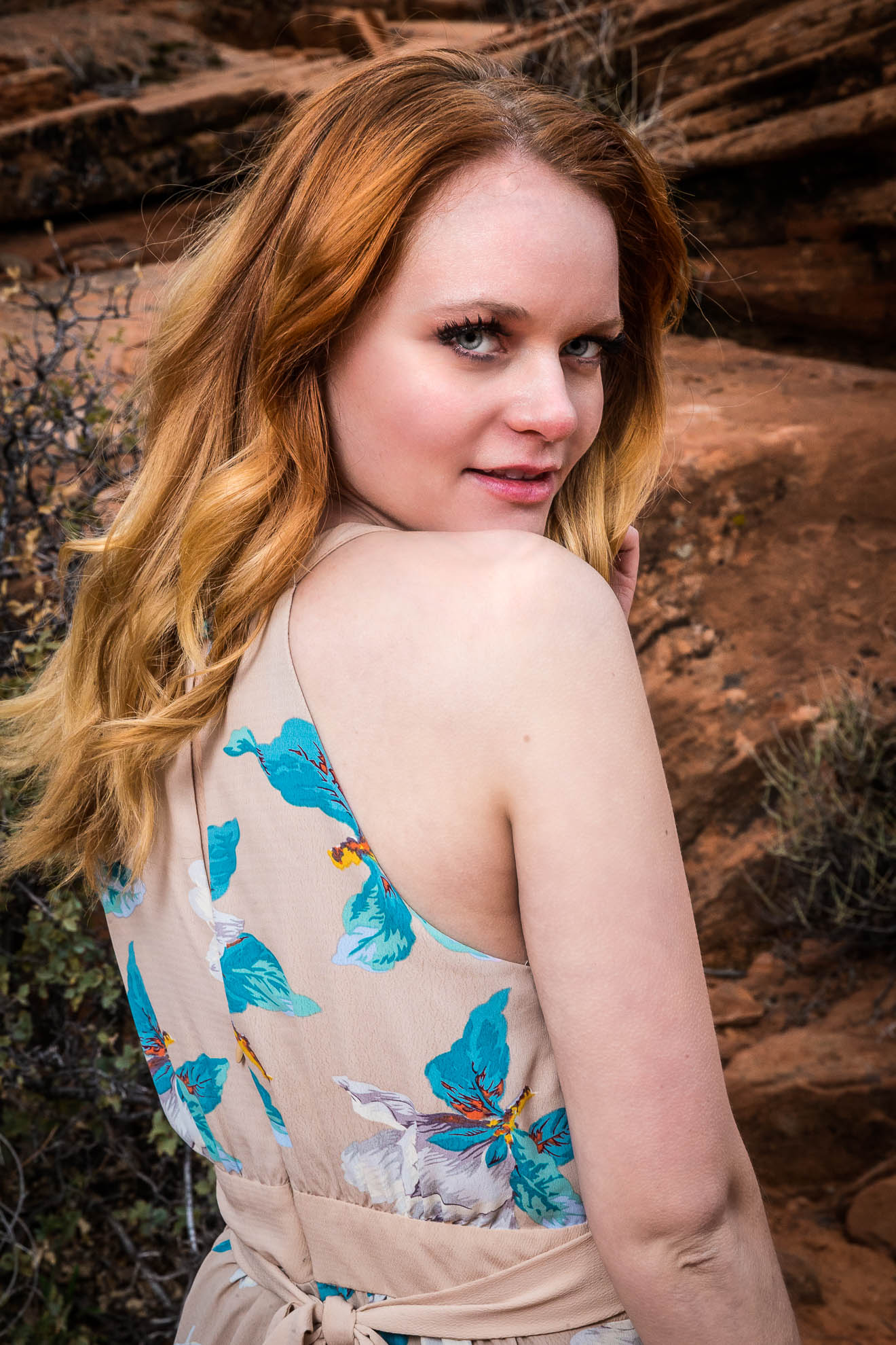 Sarahs Kunzler Glamour session at GunLock Falls